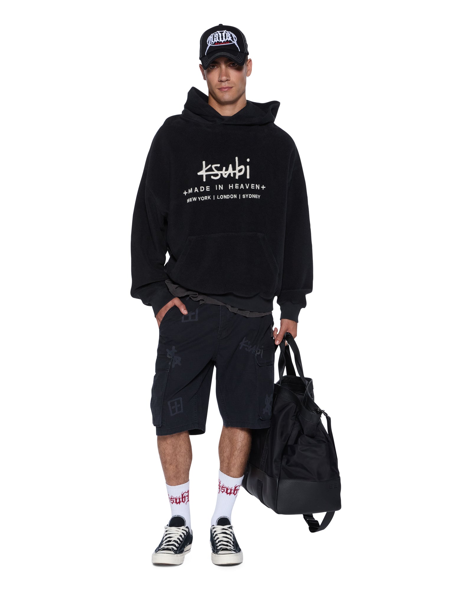 MENS  FUGITIVE CARGO SHORT KASH BOX RELAXED WALKSHORTS