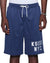 MENS  K-LOCK NYC MESH ROLL SHORT NAVY RELAXED WALKSHORTS