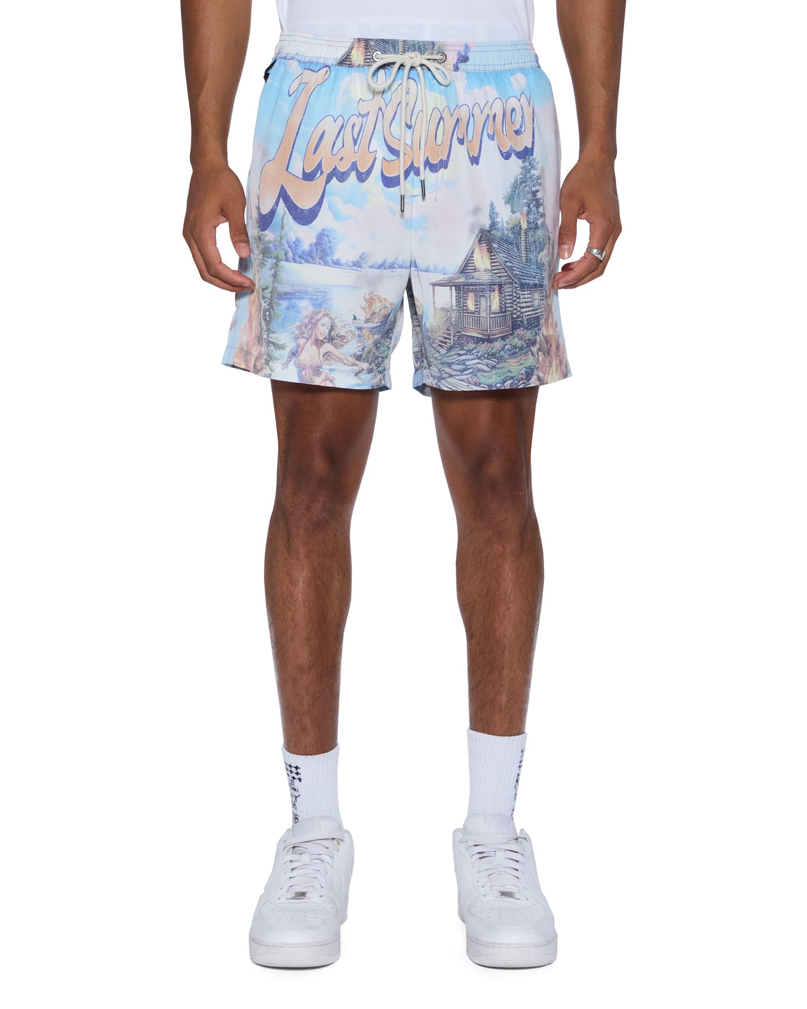 MENS  LAST SUMMER BOARDSHORT MULTI REGULAR WALKSHORTS