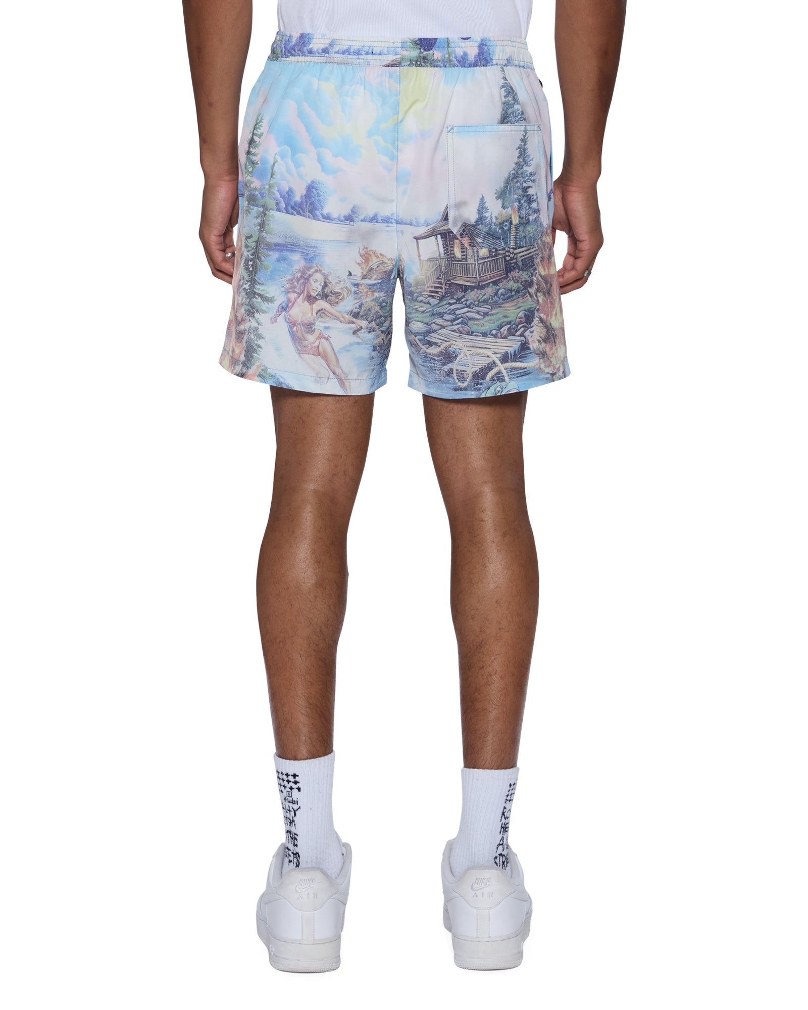MENS  LAST SUMMER BOARDSHORT MULTI REGULAR WALKSHORTS