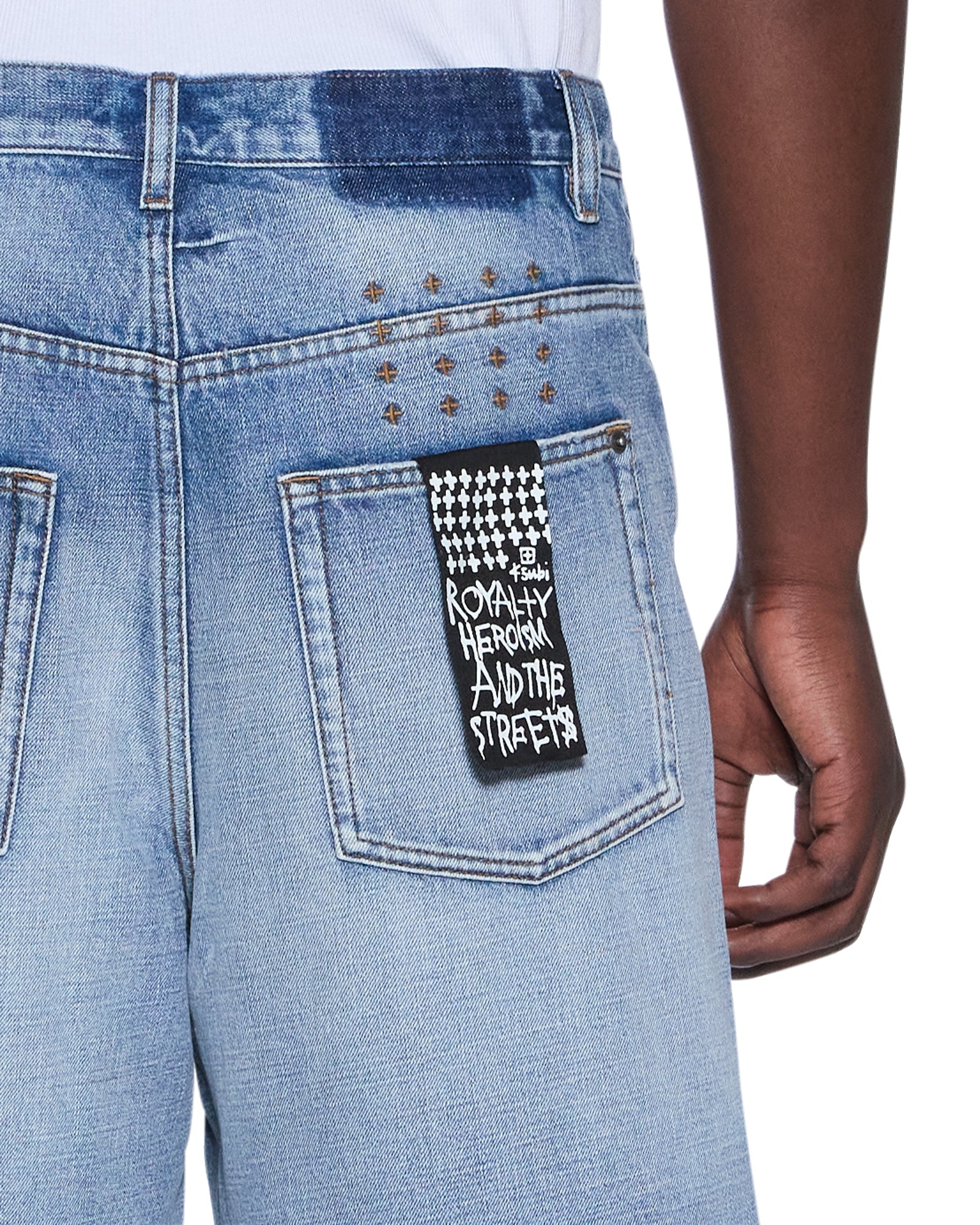 MENS  MAXX SHORT DAKOTA BLUE OVERSIZED WALKSHORTS