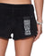 WOMENS  MICRO SHORT SALOON BLACK REGULAR WALKSHORTS