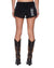 WOMENS  MICRO SHORT SALOON BLACK REGULAR WALKSHORTS