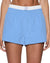 WOMENS  STACKED BOXERS BRIGHT BLUE/WHITE REGULAR WALKSHORTS