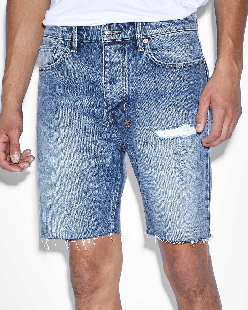 Mens Chopper Short Chronicle Slim Walkshorts - Denim
