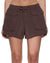 WOMENS  HARPER SHORTS CHOCOLATE RELAXED WALKSHORTS