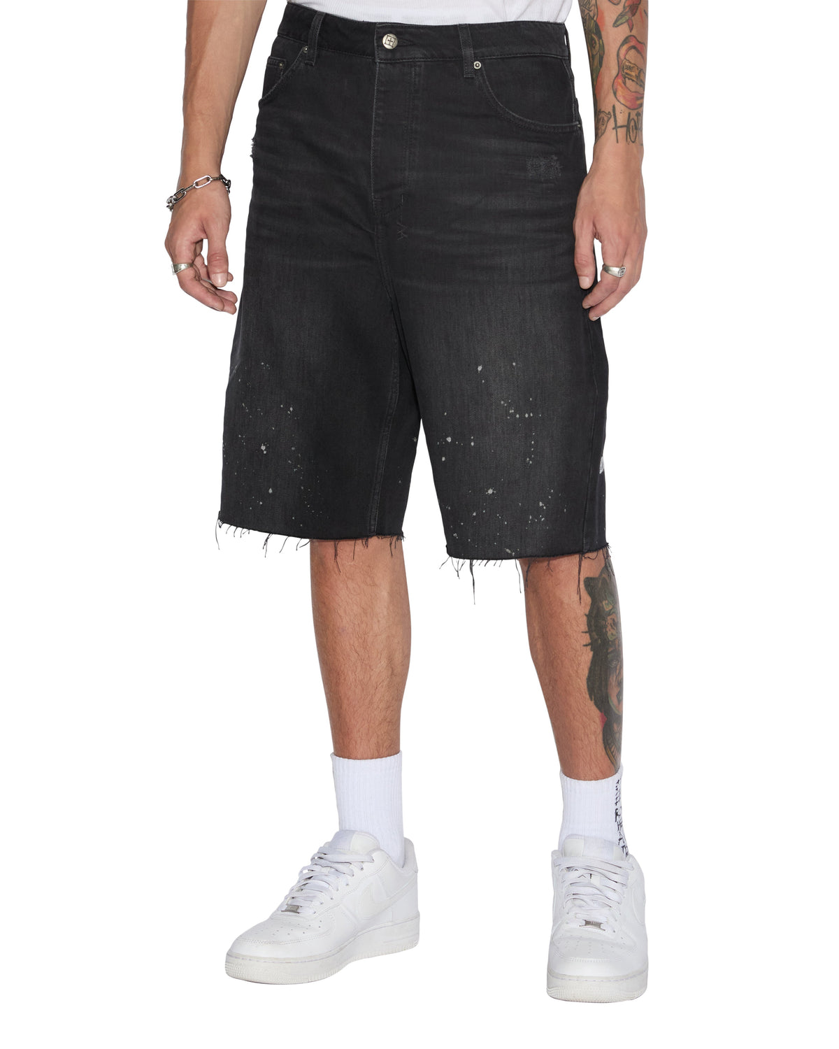 Mens Maxx Short Artist Black Relaxed Walkshorts - Black
