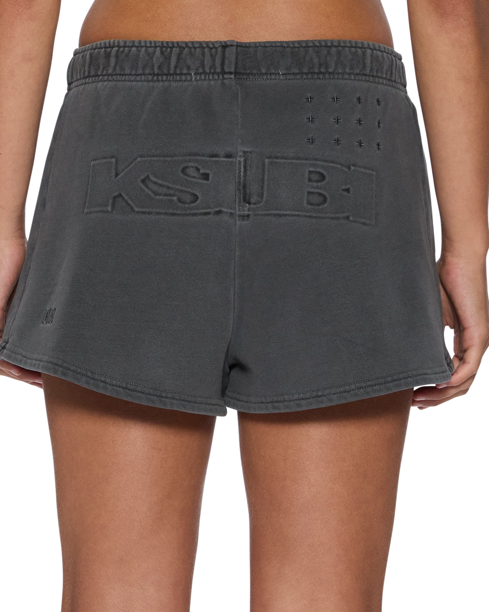 WOMENS  SOTT BOOTY TRAKSHORT CHARCOAL RELAXED WALKSHORTS