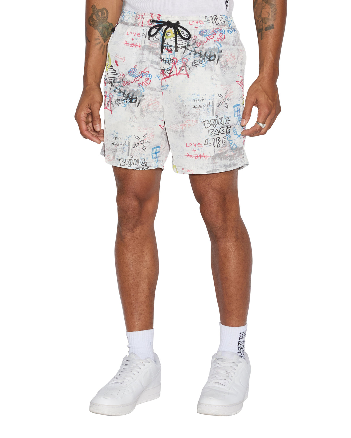 SKRAWLER BOARDSHORT WHITE