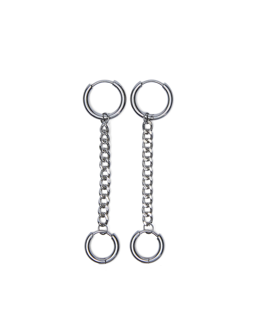 SILVER CHAINLINK HUGGIES