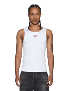 MENS PAISE DEBUT SINGLET TRU WHITE TEES