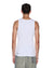 MENS  DEBUT SINGLET WHITE FITTED TEES