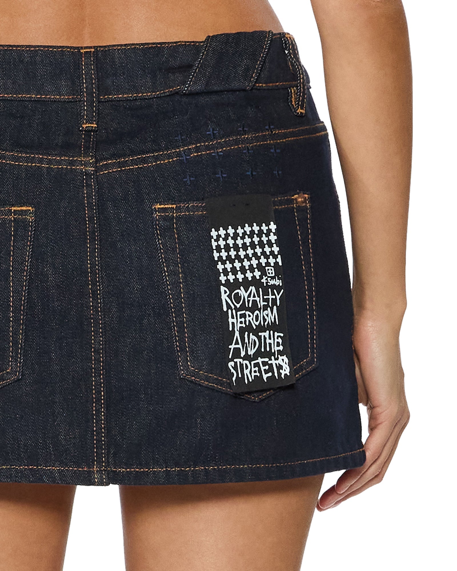 WOMENS  LOW RIDER MINI ORIGINAL SPLICED RELAXED SKIRTS