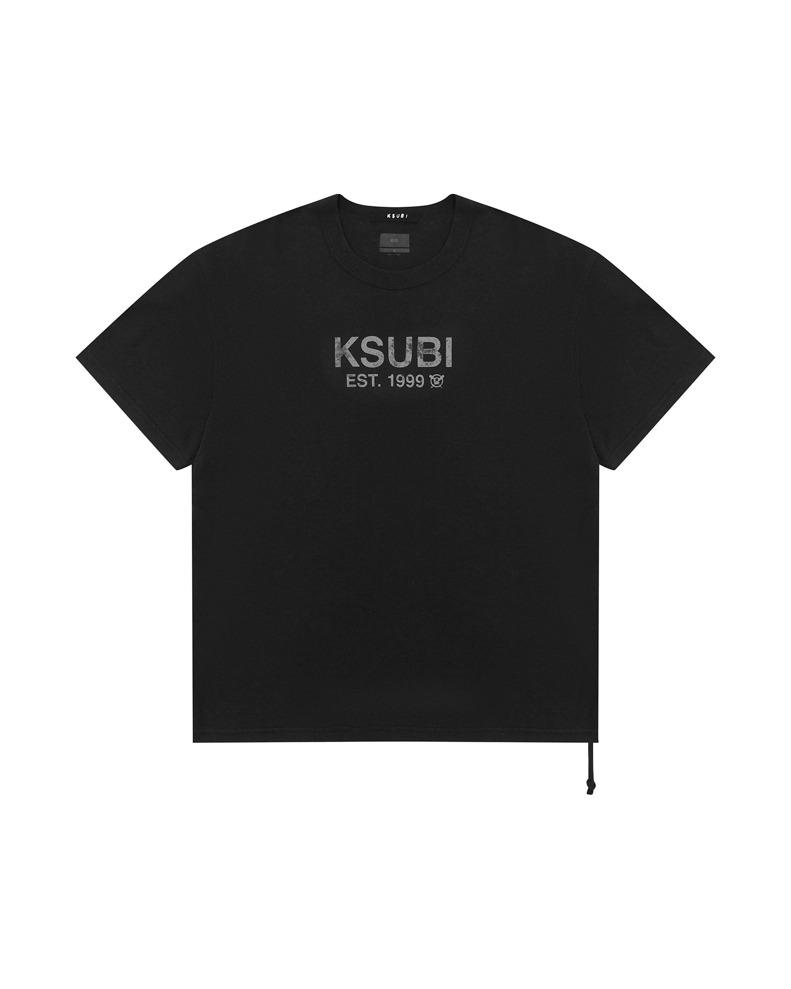 MENS  STATE SLUB SID SS TEE BLACK REGULAR TEES