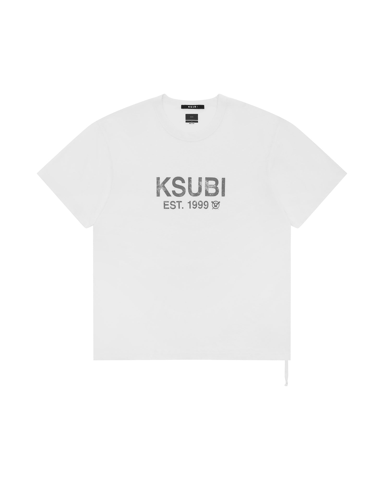 MENS  STATE SLUB SID SS TEE WHITE REGULAR TEES