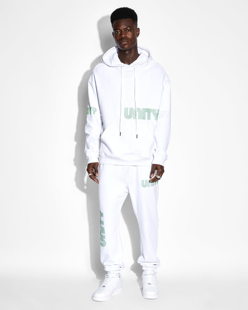 Mens Retro Lofi Trax Tru White Relaxed Pants - White