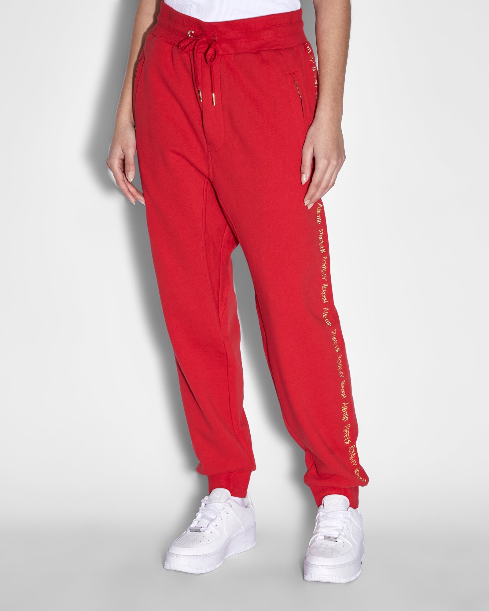 MENS  KSUBI 23 RESTORE TRAK RED RELAXED PANTS