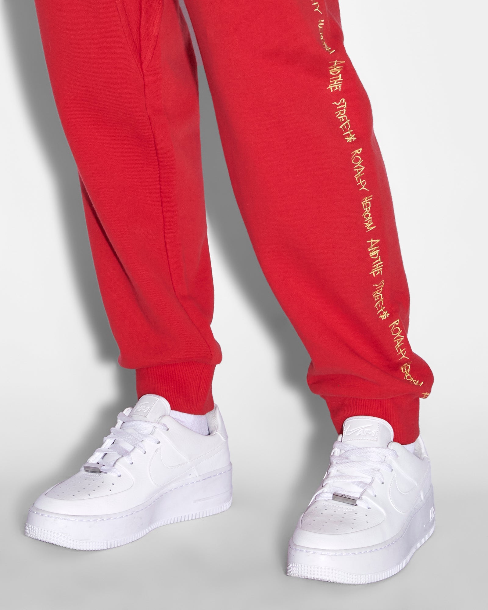 MENS  KSUBI 23 RESTORE TRAK RED RELAXED PANTS