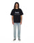 MENS  PLATED EKCESS SS TEE JET BLACK OVERSIZED TEES