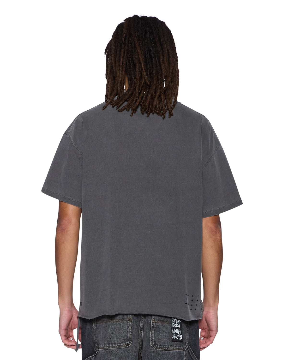 THORNED EKCESS SS TEE CHARCOAL