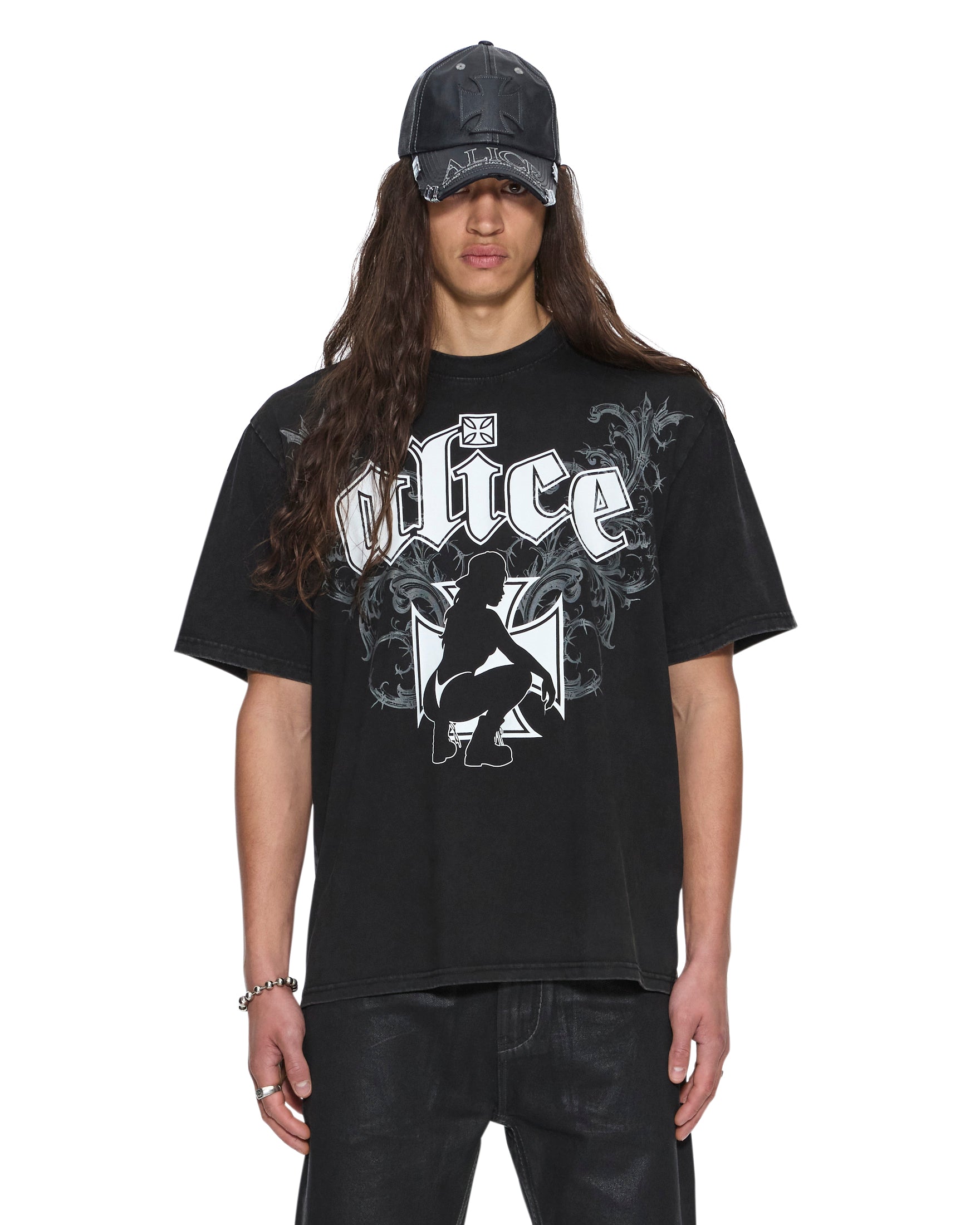 MENS  KSUBI X ALICE HOLLYWOOD GRAPHIC TEE BLACK REGULAR JACKETS