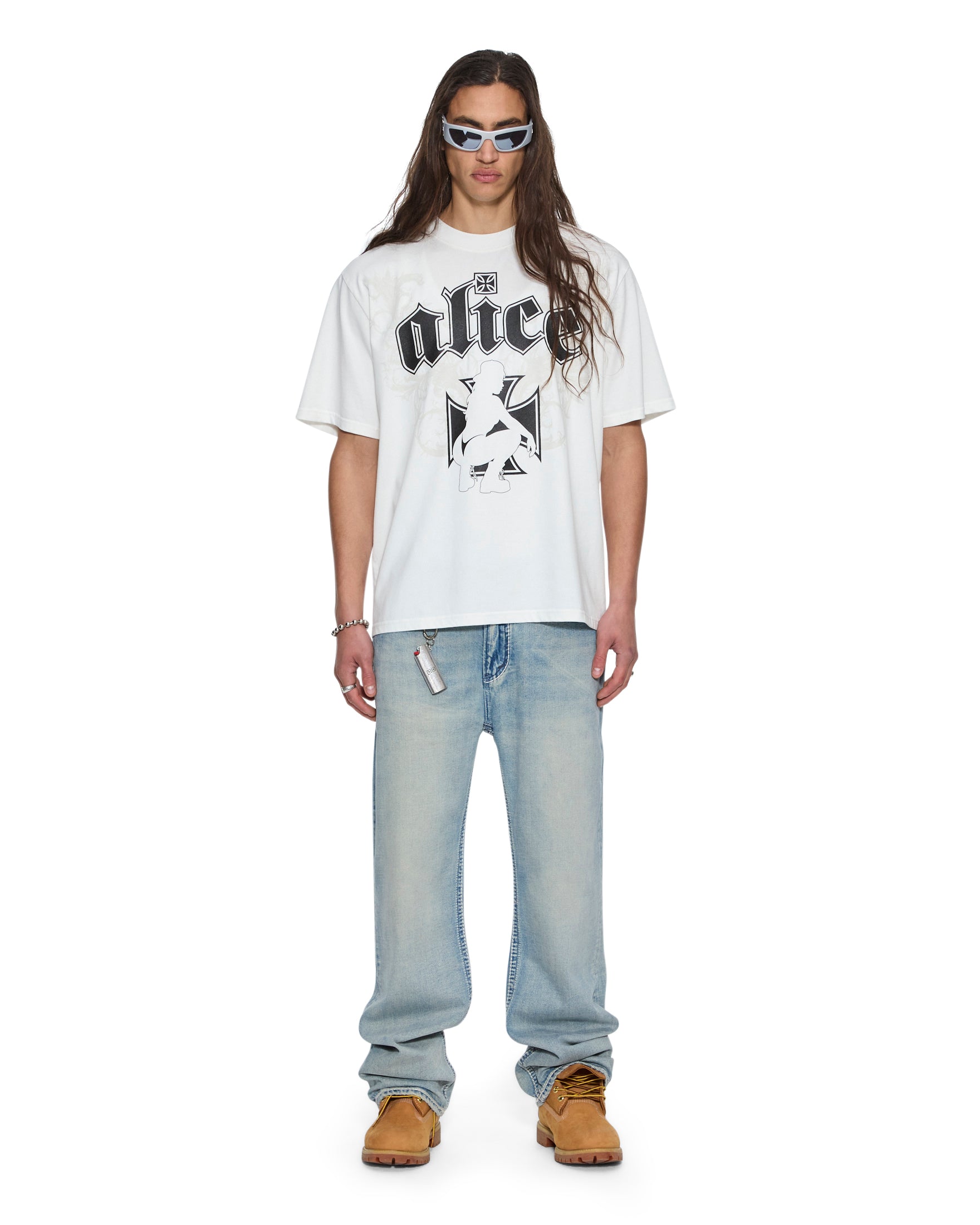 MENS  KSUBI X ALICE HOLLYWOOD GRAPHIC TEE WHITE JACKETS