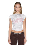 SOLD OUT SHRUNKEN SS TEE VINTAGE WHITE