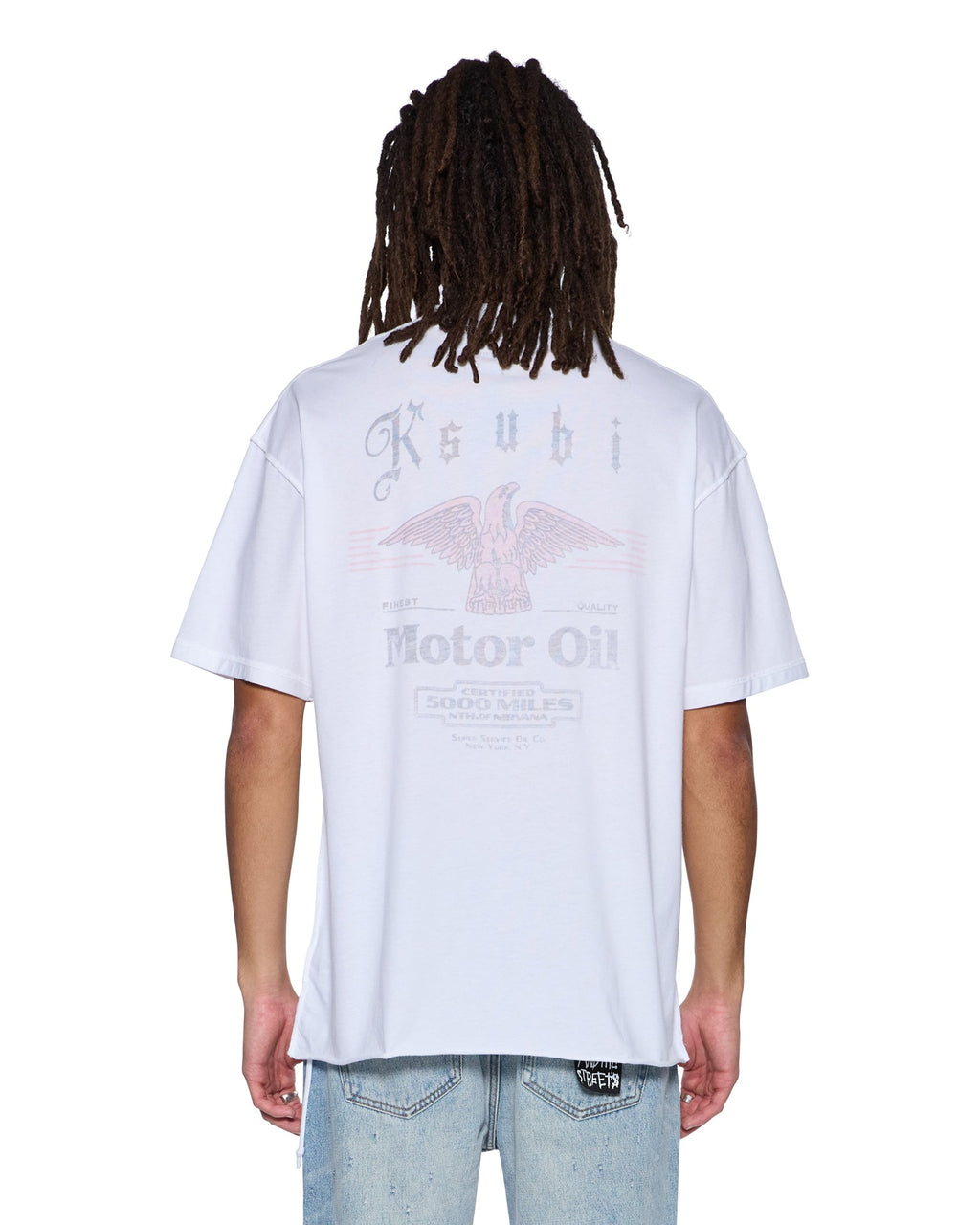 MENS TRUCKSTOP EKCESS SS TEE SLUB WHITE TEES