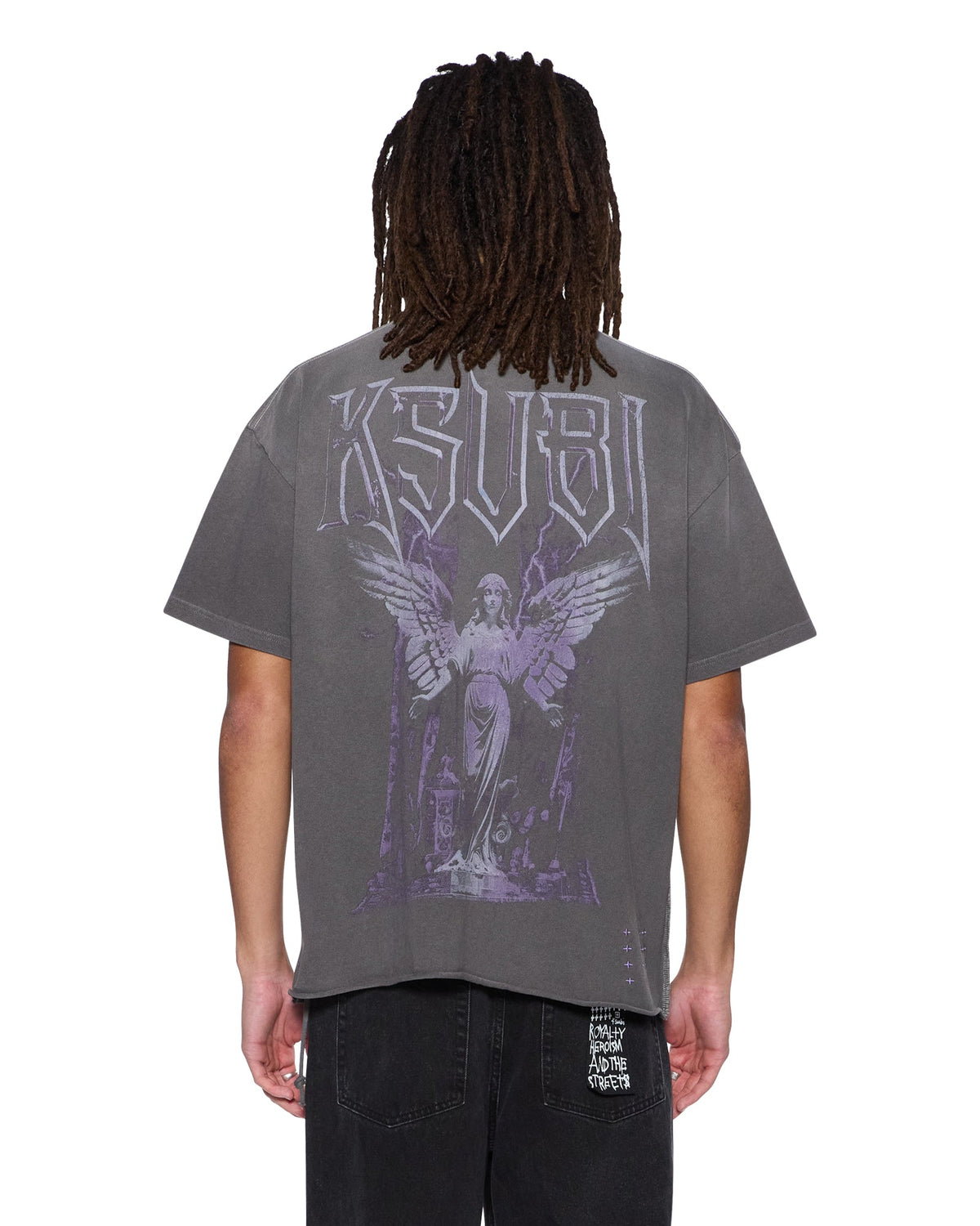 UTOPIA ANGEL EKCESS  SS TEE CHARCOAL
