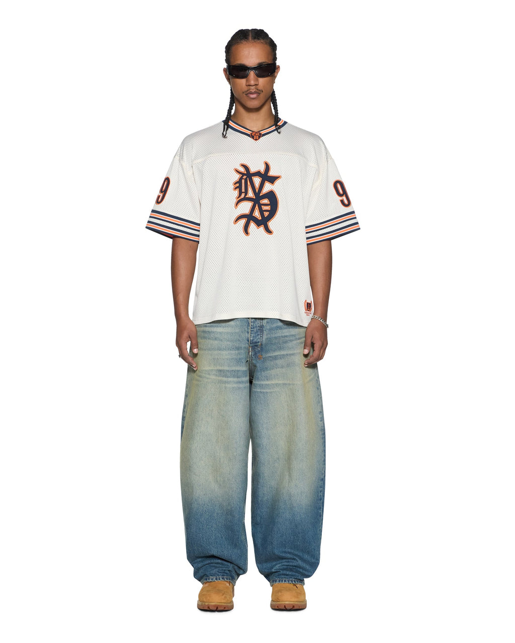 MENS BOLTER MESH SS DUKE JERSEY ECRU FASHION TOPS