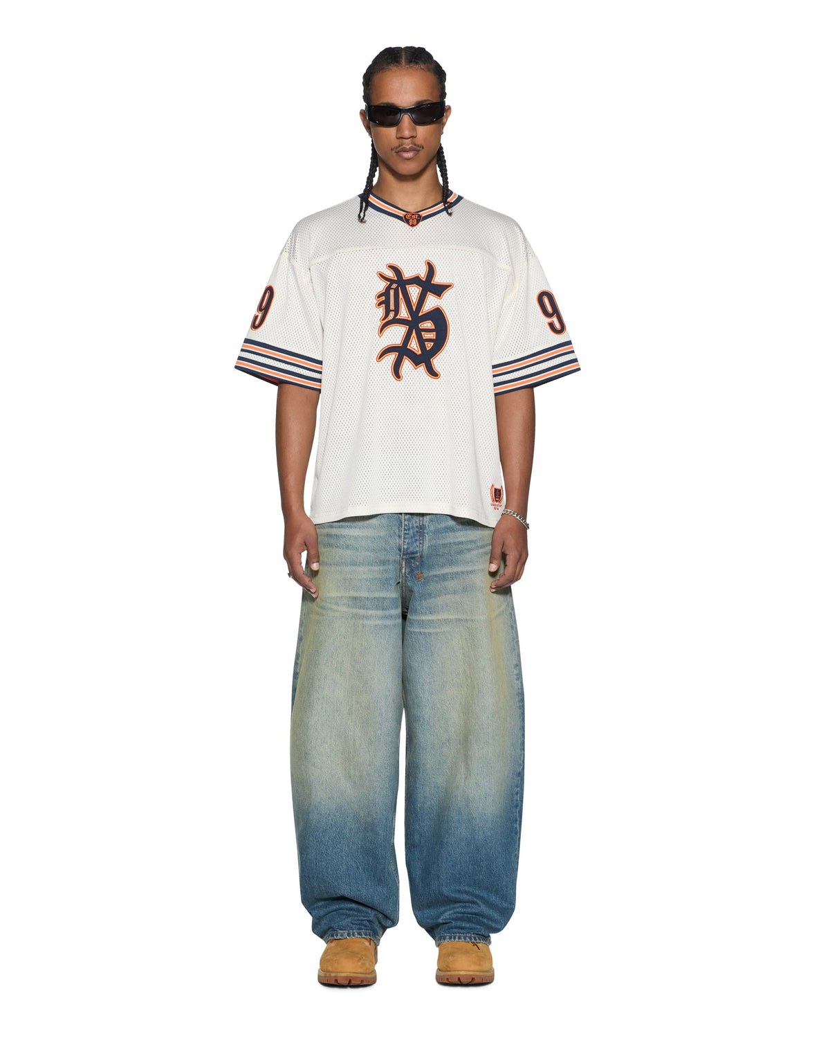 MENS BOLTER MESH SS DUKE JERSEY ECRU FASHION TOPS