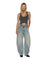 WOMENS  ORIGIN TANK GARTER CHARCOAL FITTED FASHION TOPS