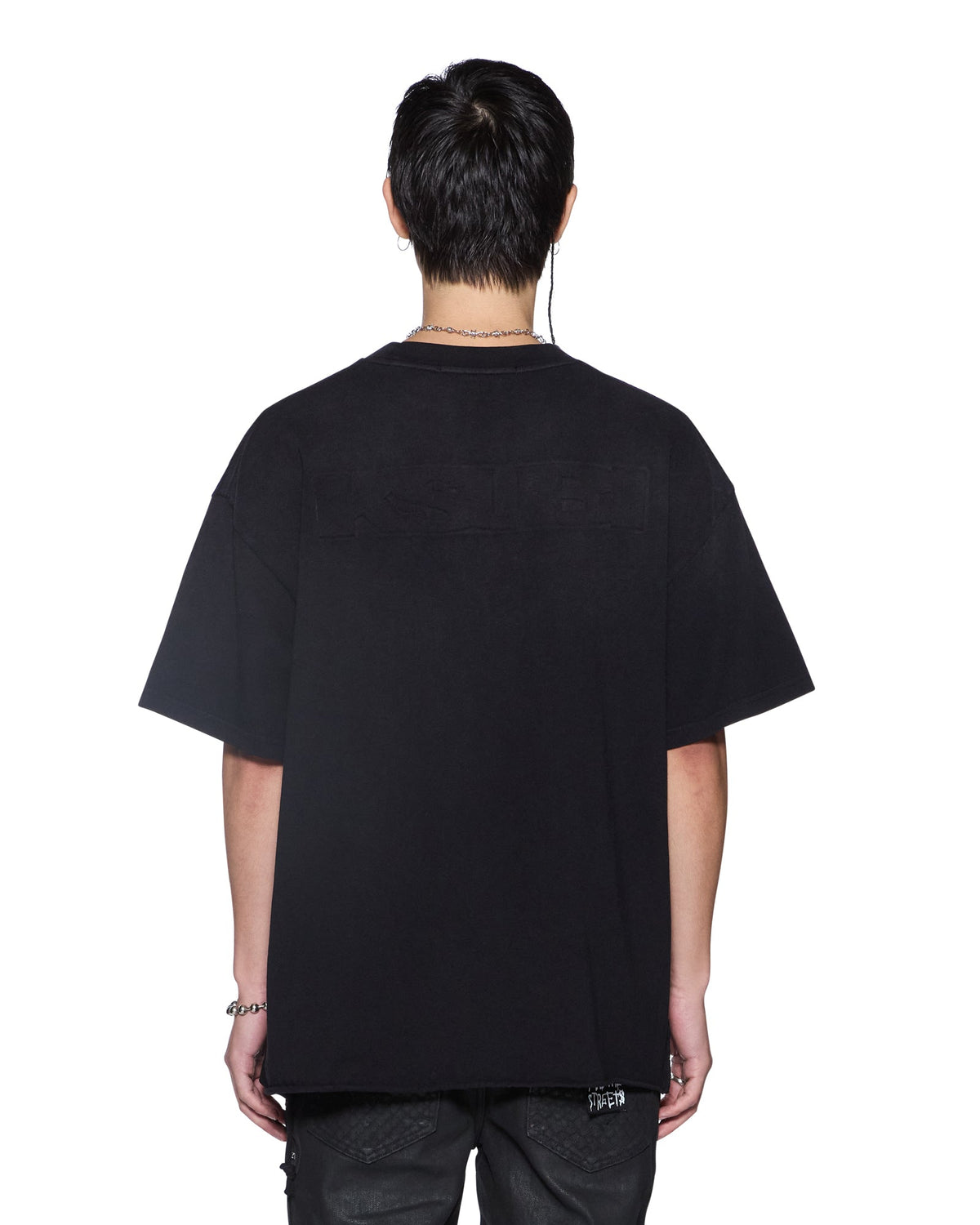 MENS INTRUDER EKCESS SS TEE JET BLACK TEES