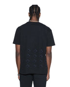Mens 4x4 Luxe Biggie Ss Tee Cobalt Black Oversized Tees - Black