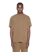 Mens 4x4 Luxe Biggie Ss Tee Espresso Oversized Tees - Brown