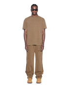 Mens 4x4 Luxe Biggie Ss Tee Espresso Oversized Tees - Brown