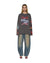 WOMENS  ALTAR LS BOYFRIEND TEE CHARCOAL OVERSIZED TEES