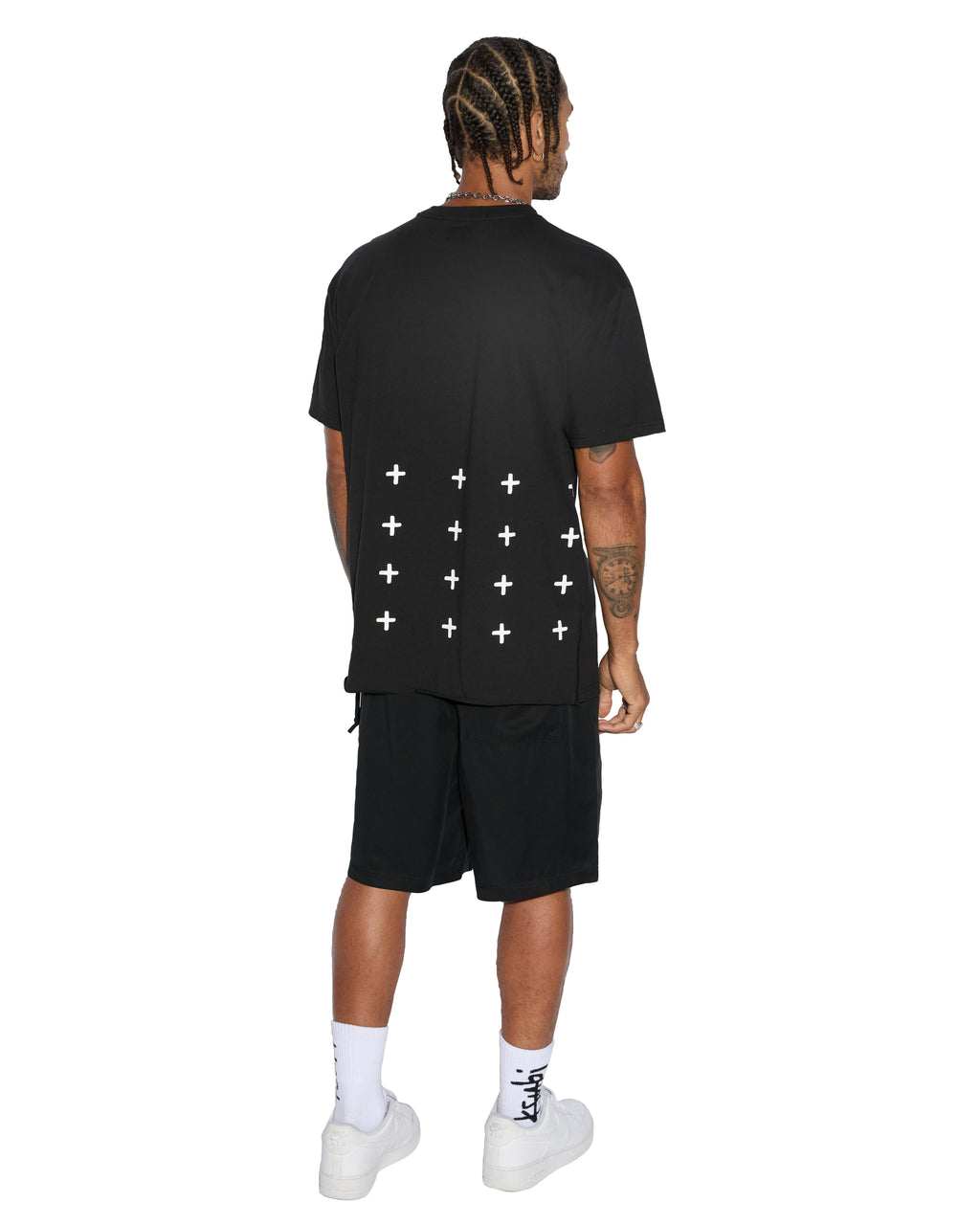 MENS ALL DAY BIGGIE SS TEE JET BLACK TEES