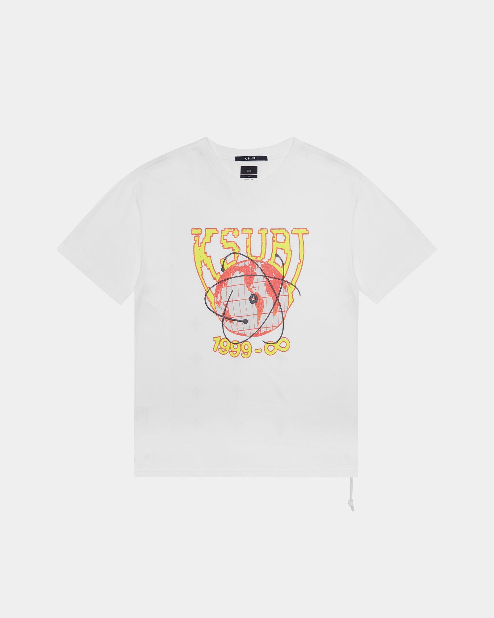 MENS  GLOBE CYCLE KASH SS TRU WHITE REGULAR TEES