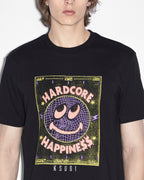Mens Hardcore Kash Ss Tee Jet Black Regular Tees - Black