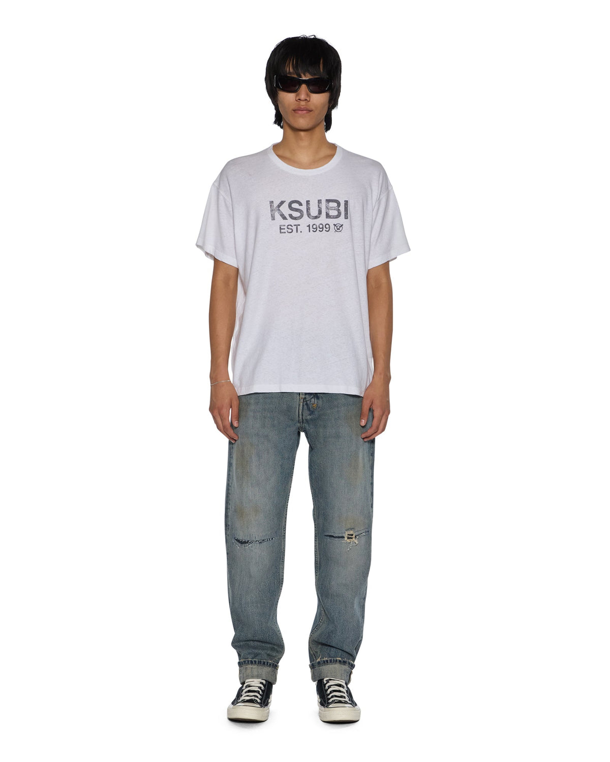 MENS HAZLOW SELVEDGE MELBOURNE BLUE DENIM JEANS