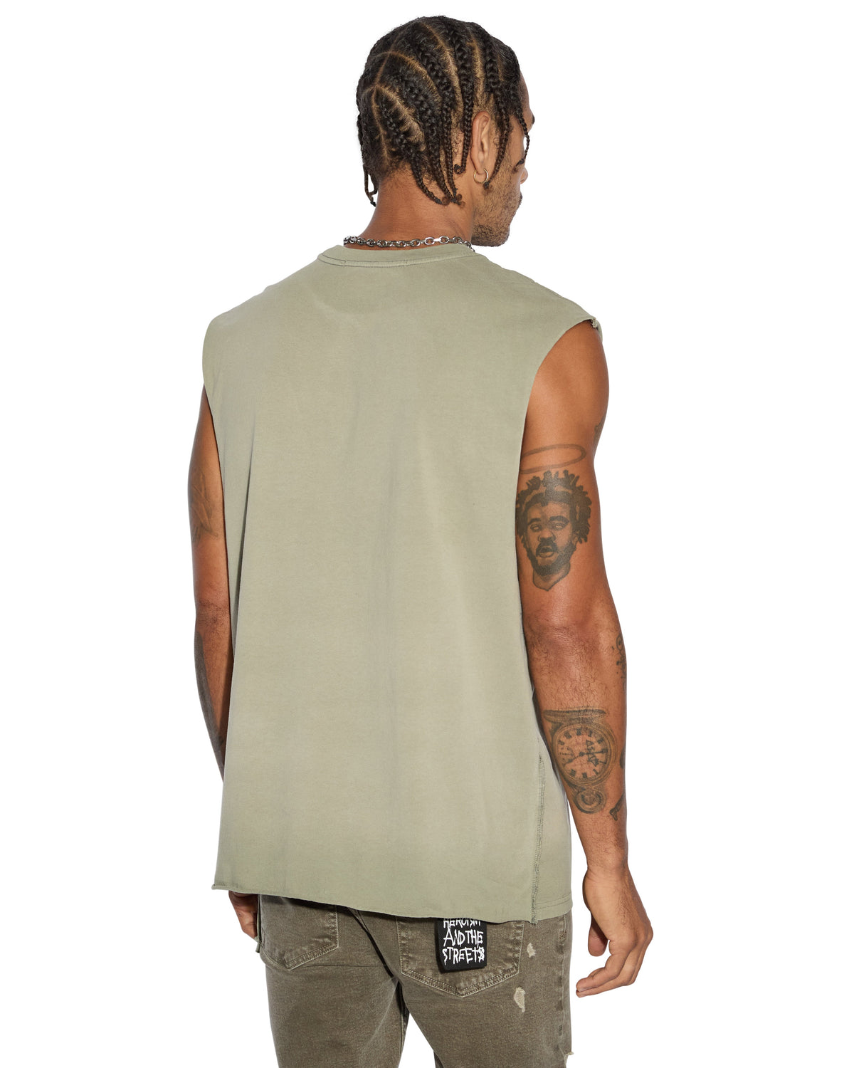 TARGET BIGGIE SLASH SS TEE ARMY FADE