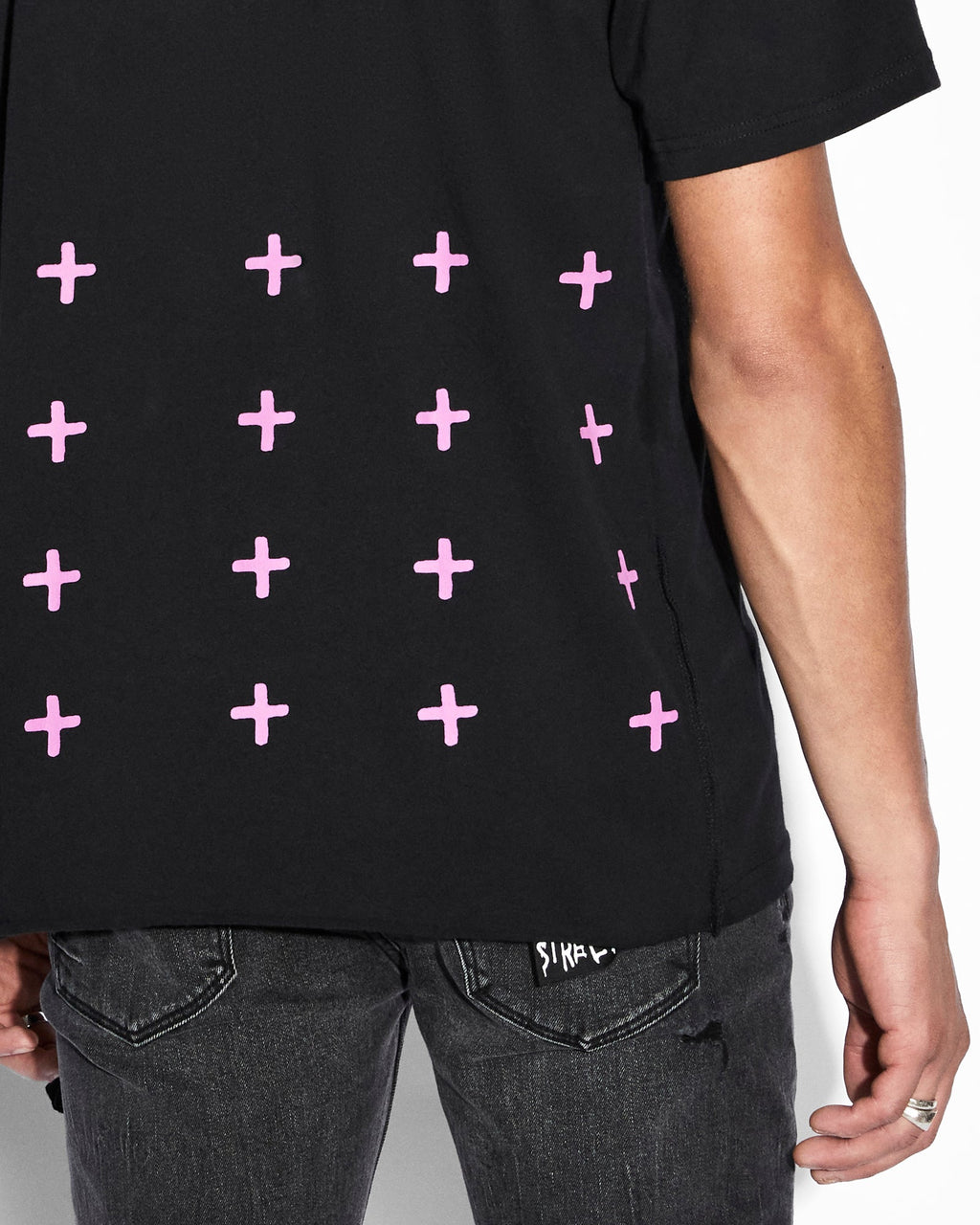 Mens Unityfly Biggie Ss Tee Black Oversized Tees - Black