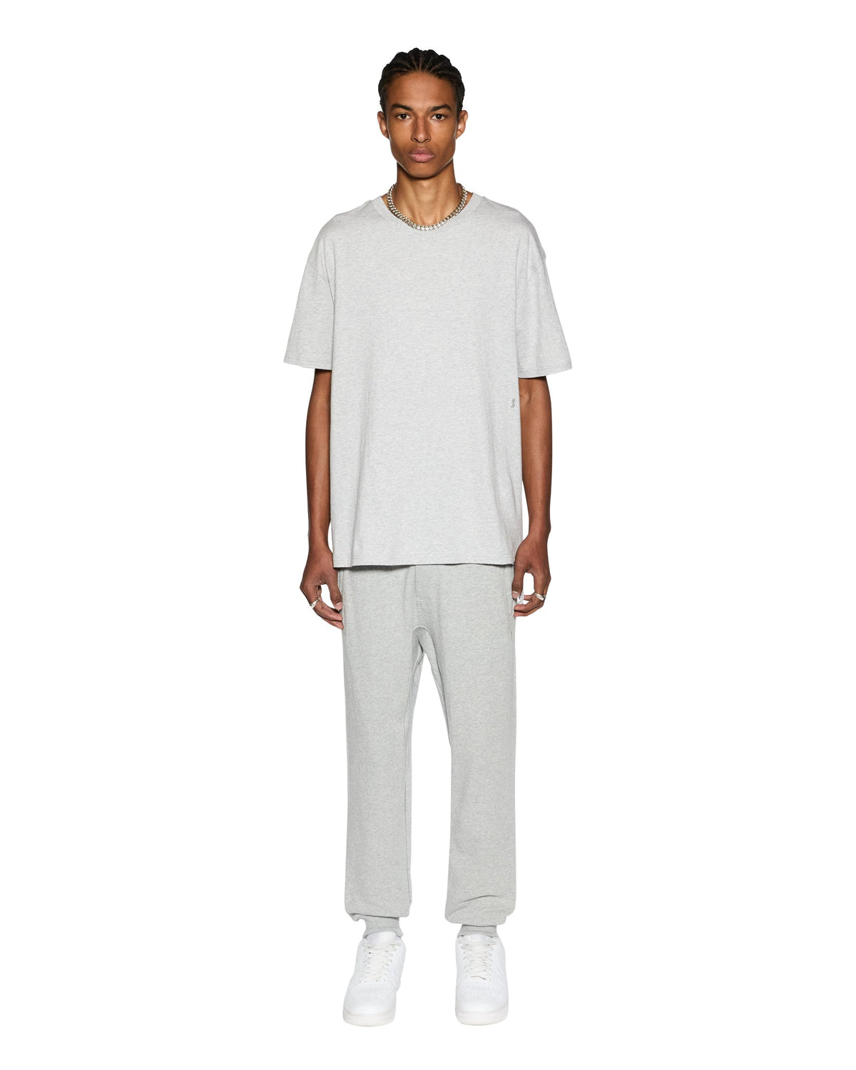 MENS 4 X 4 TRAK GREY MARLE PANTS