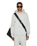 MENS 4 X 4 BIGGIE HOODIE GREY MARLE FLEECE