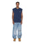 MENS  ALL DAY BIGGIE CUT OFF TEE DEEP OVERSIZED TEES