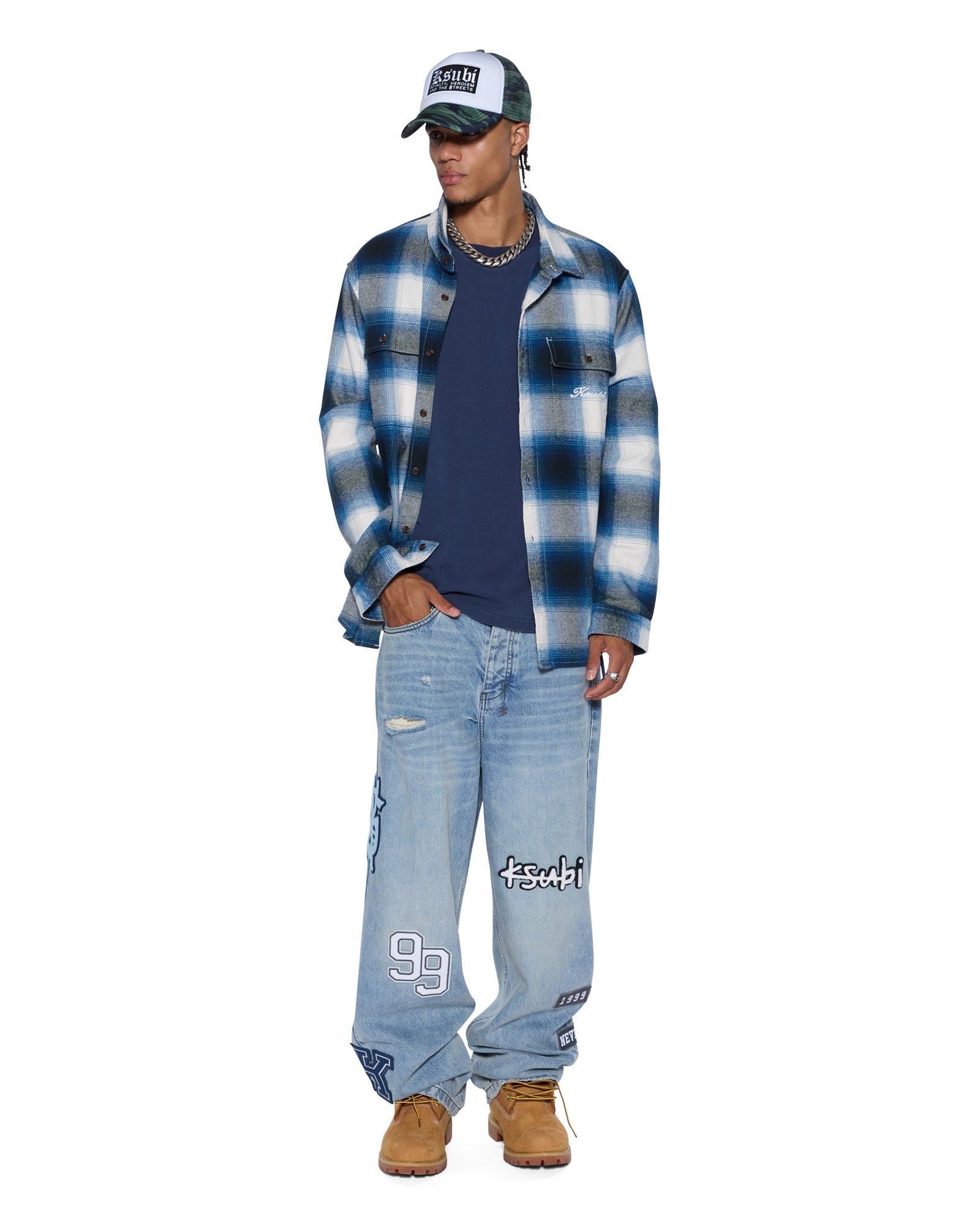 MENS  ALL DAY BIGGIE CUT OFF TEE DEEP OVERSIZED TEES