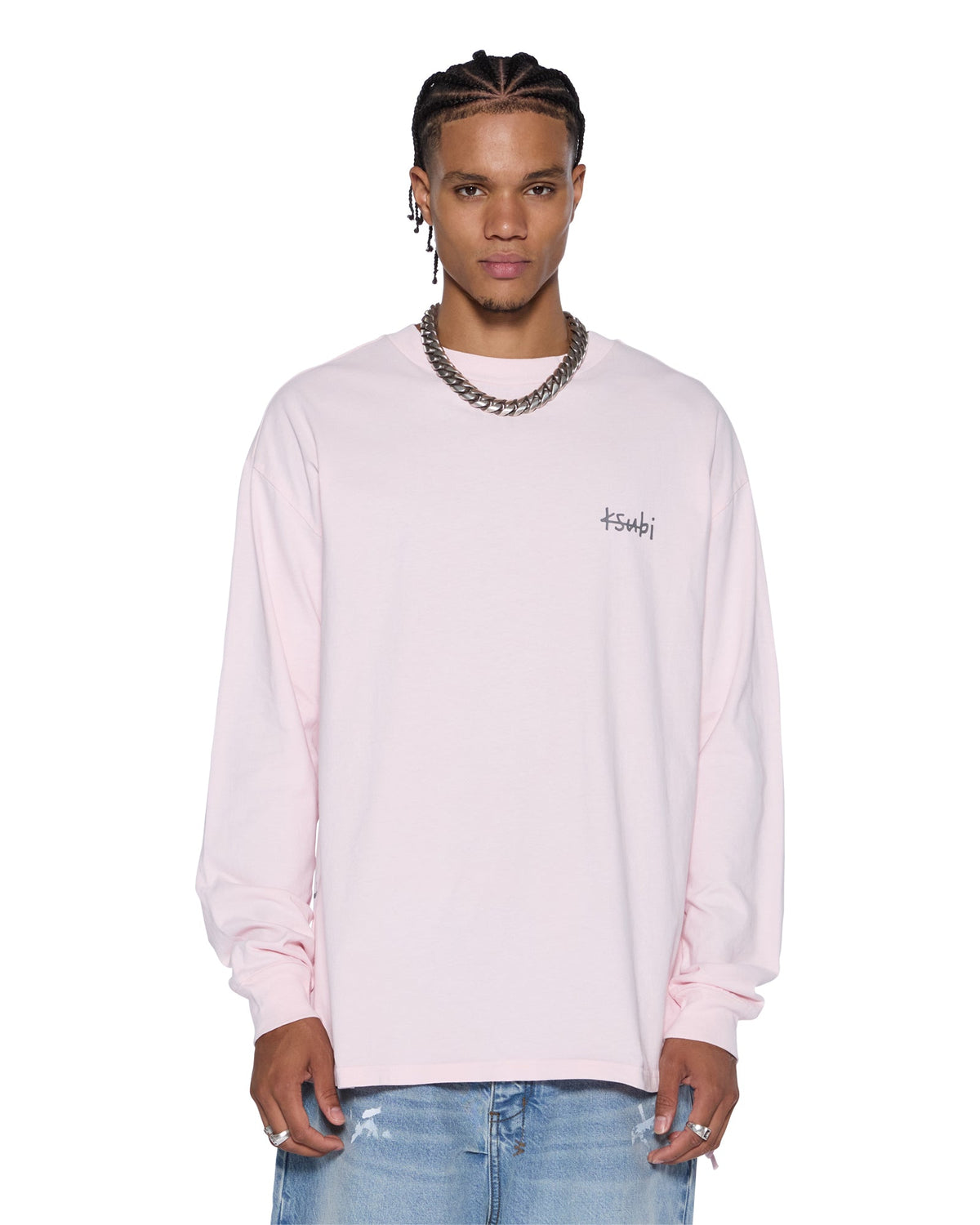 ALLDAY BIGGIE LS TEE ICE QUARTZ