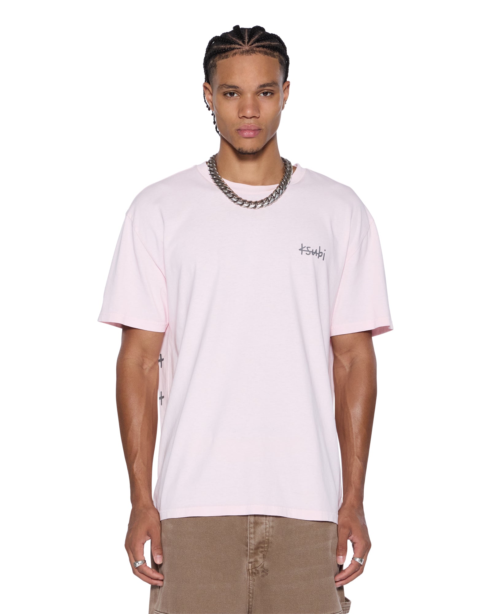 MENS  ALLDAY BIGGIE SS TEE ICE QUARTZ OVERSIZED TEES
