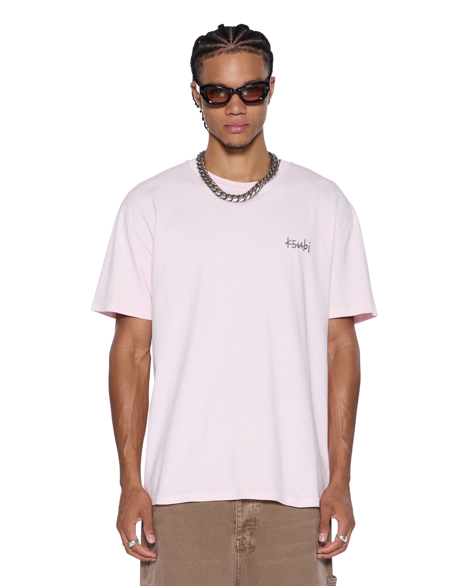 MENS  ALLDAY BIGGIE SS TEE ICE QUARTZ OVERSIZED TEES